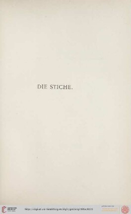 Die Stiche