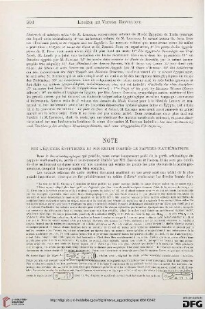 2: Note sur l'équerre égyptienne et son emploi d'après le papyrus mathématique