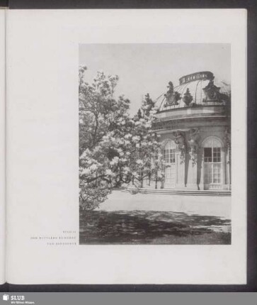 Der mittlere Rundbau von Sanssouci