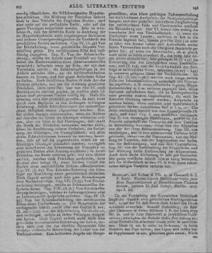 Madihn, L. G.: Martini Lipenii bibliotheca realis iuridica Supplementorum ac Emendationum. Vol. 3. Breslau: Korn 1817