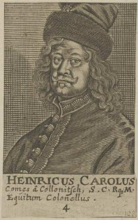 Bildnis des Heinricus Carolus Comes â Collonitsch