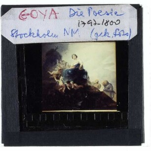 Goya, Alegoría de la Poesía (Die Poesie)