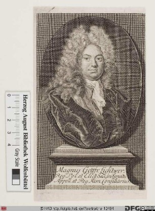 Bildnis Magnus Gottfried Lichtwer d. Ä.