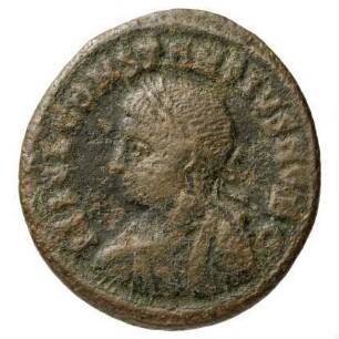 Münze, Aes 3, 328 - 329 n. Chr.