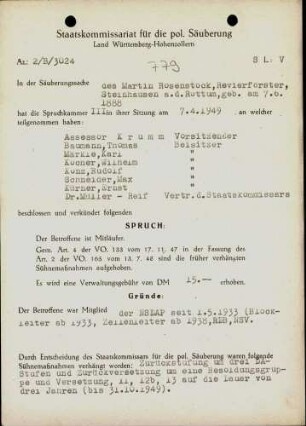 Rosenstock, Martin