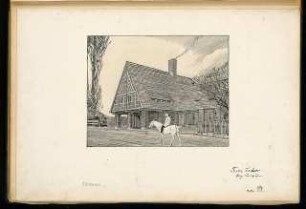 Dorfschmiede mit Spritzenhaus Monatskonkurrenz November 1903: Perspektivische Ansicht