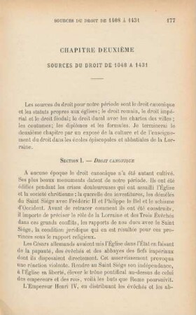 Chapitre deuxième