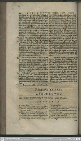 Responsum CCXXVI.