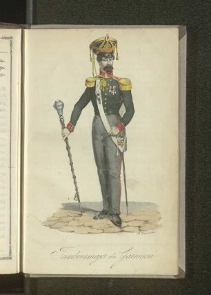 Tambour-Major der Garnison.