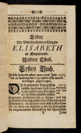 1-108, Erstes Buch.