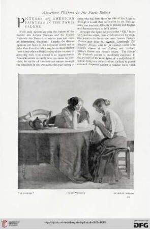 59: Pictures by american painters in the Paris Salons