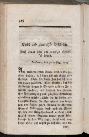 Sechs und zwanzigste Geschichte - Dreißigste Geschichte