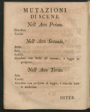 Mutazioni di scene