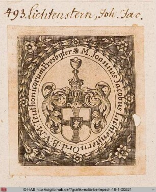 Wappen des Johannes Jacob Lichtenstern