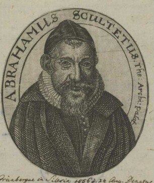 Bildnis des Abrahamus Scultetus