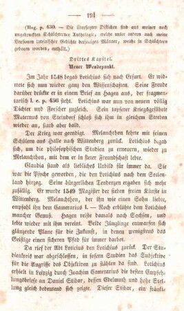 Drittes Kapitel. Neuer Wendepunkt.