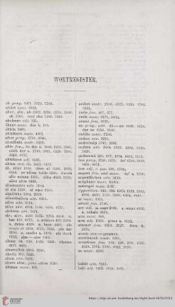 Wortregister