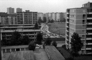 München: Parksiedlung vom Wohnblock Zaubzerstraße