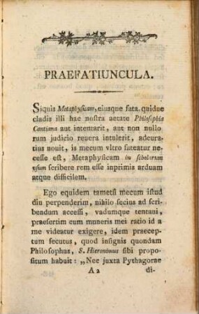 Metaphysica in usum eorum qui eidem student