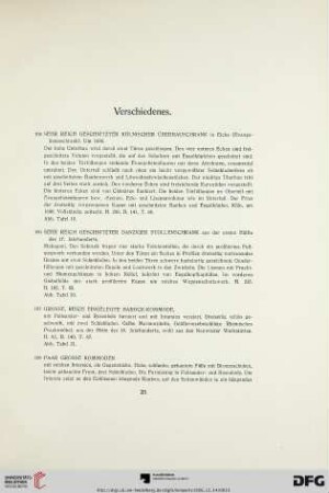 Verschiedenes (Nr. 105-116)