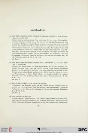 Verschiedenes (Nr. 105-116)