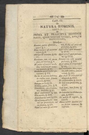 Cap. II. de Natura Hominis.
