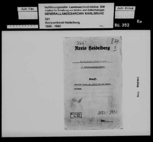 Mitgliedschaft des Kreises im Deutschen Verein für Armenpflege und Wohltätigkeit bzw. im Deutschen Verein für öffentliche und private Fürsorge