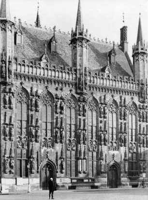 Rathaus, Brügge, Flandern, Belgien