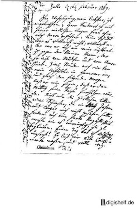 139: Brief von Johann Georg Jacobi an Johann Wilhelm Ludwig Gleim und Madame Hensel