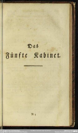 Das Fünfte Kabinet