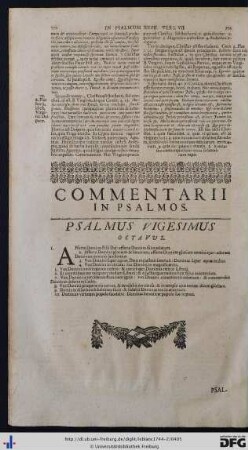 Psalmus Vigesimus Octavus.