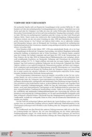 Vorwort der Verfasserin