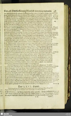 Das LXVI. Capitel