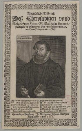 Bildnis des Balthasar Kerner