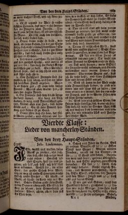 I. Von den drey Haupt-Ständen.