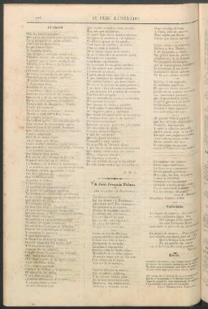 A José Joaquín Palma. : (En su poesía "A Honduras.")