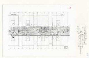 Rehabilitationszentrum, Berlin-Charlottenburg (Diplomarbeit bei Peter Poelzig): Grundrisse 1:200