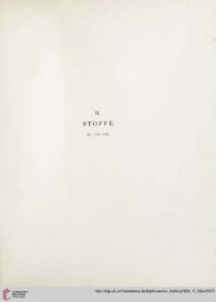 II. Stoffe (Nr. 153-162)