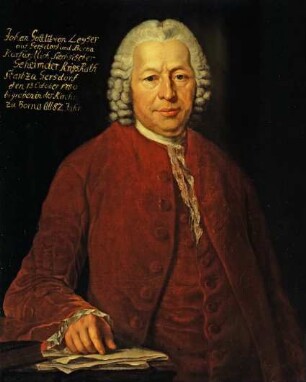 Der kurfürstlich-sächsische Kriegsrat Johann Gottlieb von Leyser (um 1698-1780)