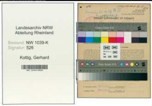 Entnazifizierung Gerhard Kottig , geb. 13.12.1894 (Bahnbeamter)