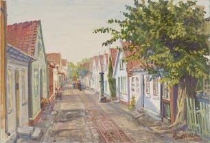 Friesische Dorfstraße (Wyk auf Föhr) 11. Oktober 1947
