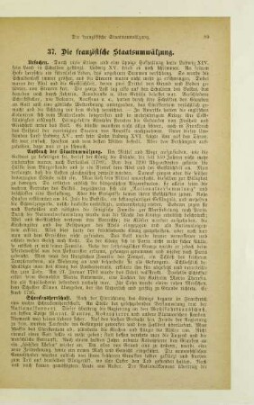 37. Die französische Staatsumwälzung
