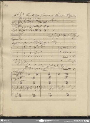 No. 5 ½ Recitativo: "O Vielgeliebter wieder mein"
