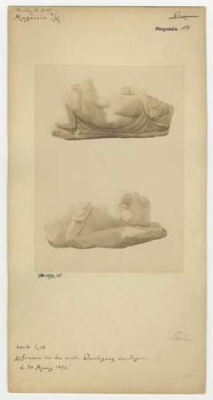 Statue einer liegenden Frau aus Magnesia am Mäander