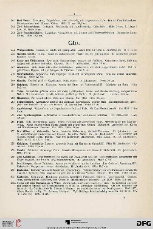 Glas (Nr. 244-275)