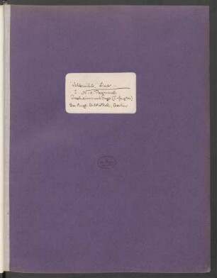 Schlemihl [u.a.]. Skizzen