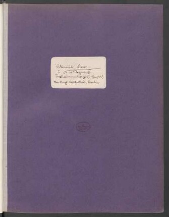 Schlemihl [u.a.]. Skizzen