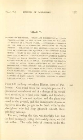 Chap. V. Burning of Pandassan. - Chase and destruction of pirate prahus ...