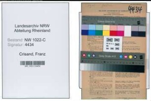 Entnazifizierung Franz Crisand , geb. 29.07.1895 (Gaertner)
