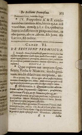 Caput VI. De Rectione Promiscua.